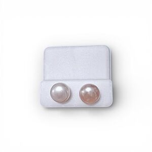 Freshwater Pearl Sterling Silver Stud Earrings 6.5mm – 7mm